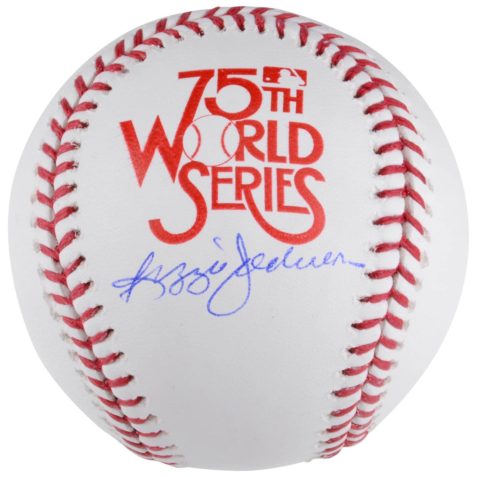 Reggie Jackson New York Yankees Fanatics Authentic Autographed 1978 World Series Logo Baseball - The Ballers Bank