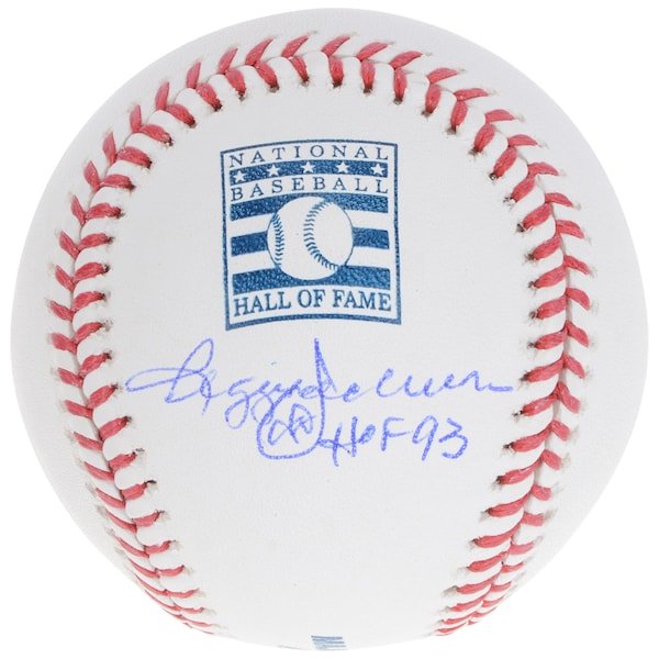 Reggie Jackson New York Yankees Fanatics Authentic Autographed Hall of Fame Logo Baseball with "HOF 93" Inscription - The Ballers Bank