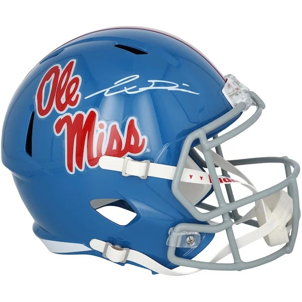 Jaxson Dart Signed Ole Miss Rebels Riddell Helmet | Authenticated