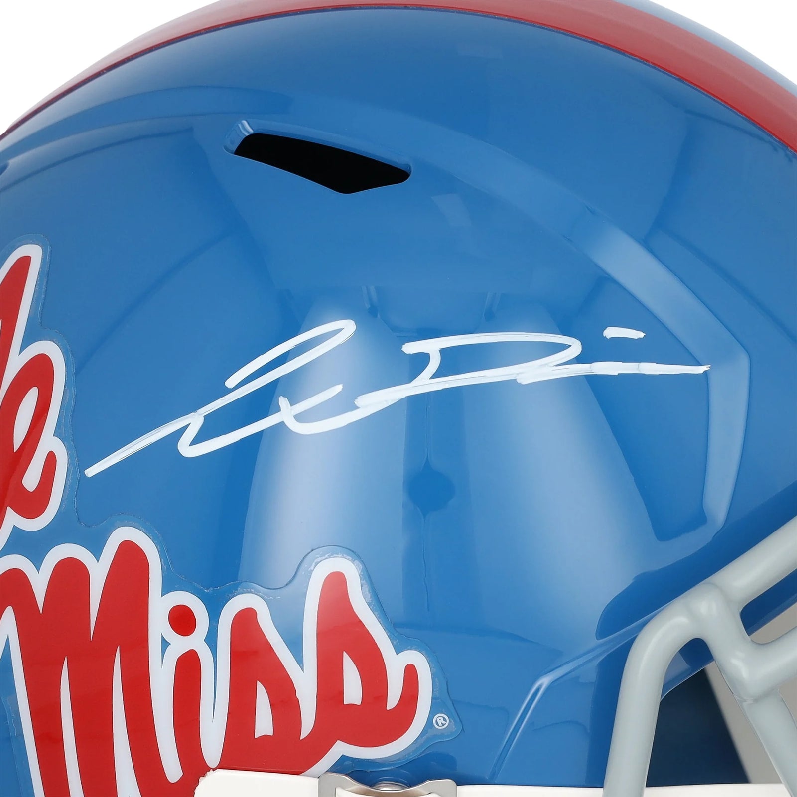 Jaxson Dart Signed Ole Miss Rebels Riddell Helmet | Authenticated