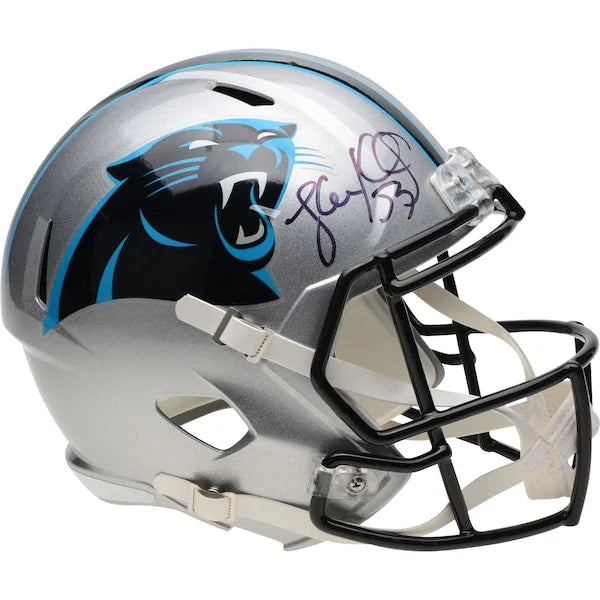 Luke Kuechly Carolina Panthers Autographed Riddell Speed Replica Helmet - FA