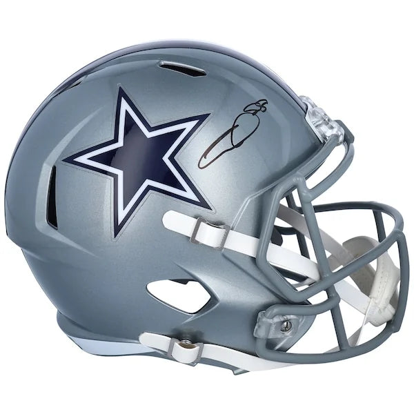 CeeDee Lamb Signed Riddell Speed Replica Helmet | Dallas Cowboys