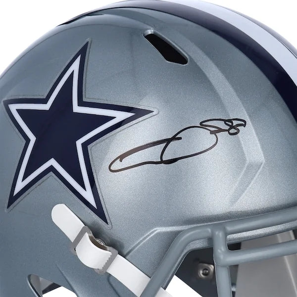 CeeDee Lamb Signed Riddell Speed Replica Helmet | Dallas Cowboys
