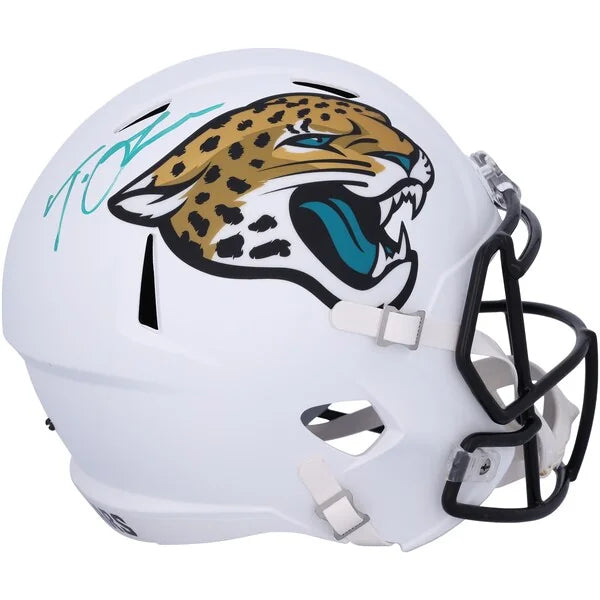 Trevor Lawrence Signed Jaguars 2024 Alternate Speed Replica Helmet | Authenticated