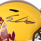 Sam Leavitt Arizona State Sun Devils Autographed Fanatics Authentic Riddell Sparky Speed Replica Helmet