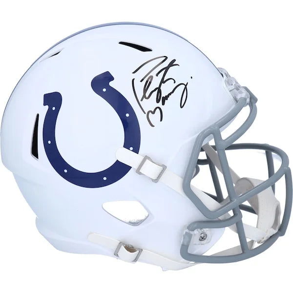 Peyton Manning Signed Colts Riddell Speed Replica Helmet | Authenticated