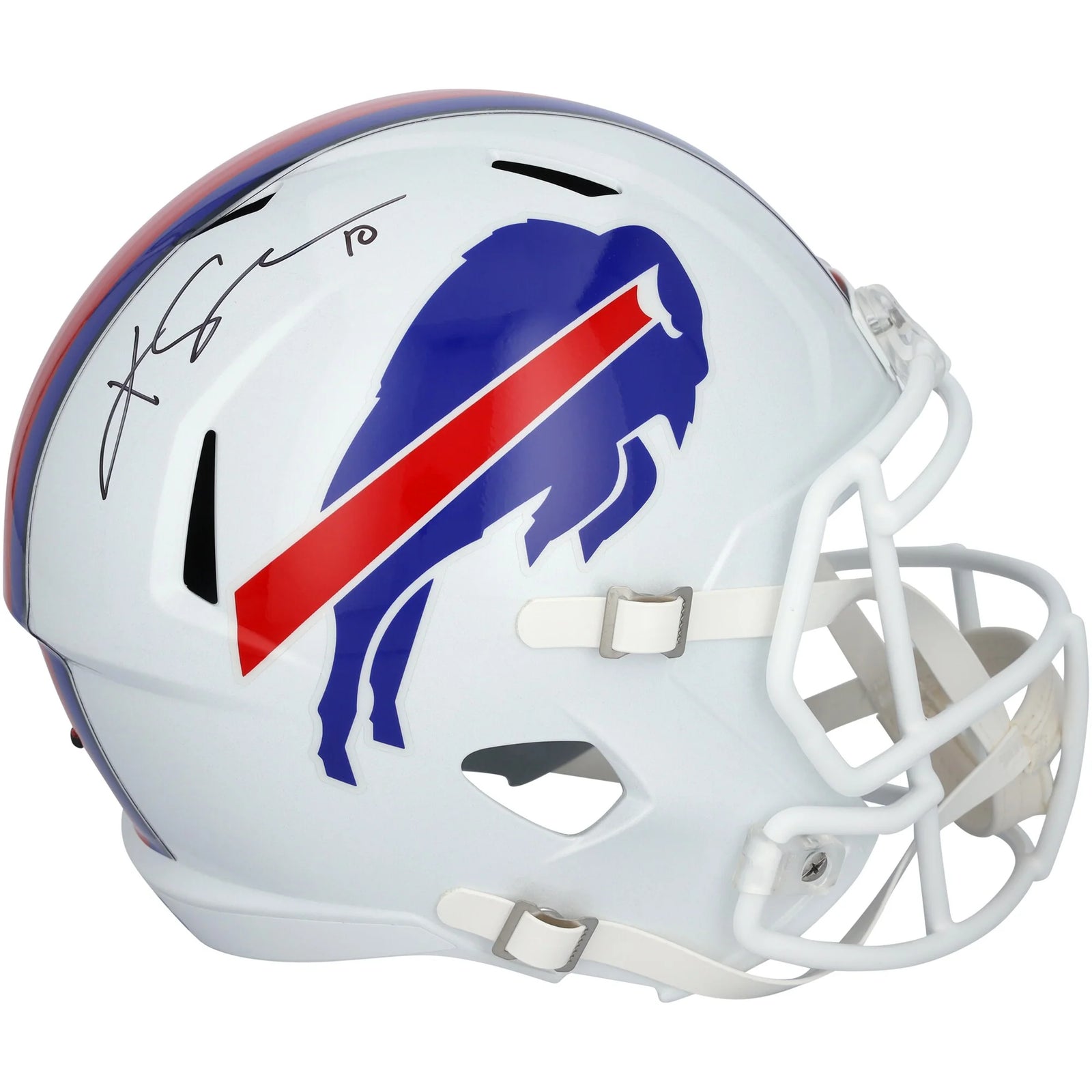 Khalil Shakir Signed Buffalo Bills Riddell Speed Replica Helmet | Authenticated