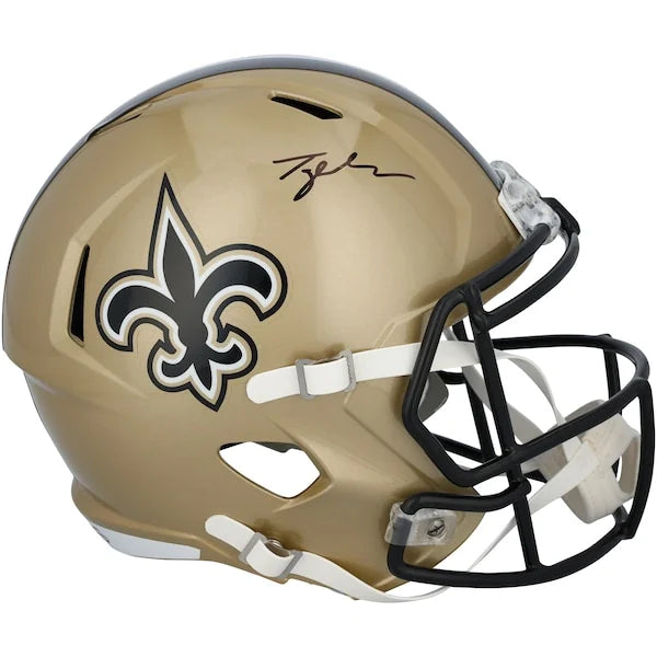 Tyler Shough Signed New Orleans Saints Riddell Speed Replica Helmet | Authenticated