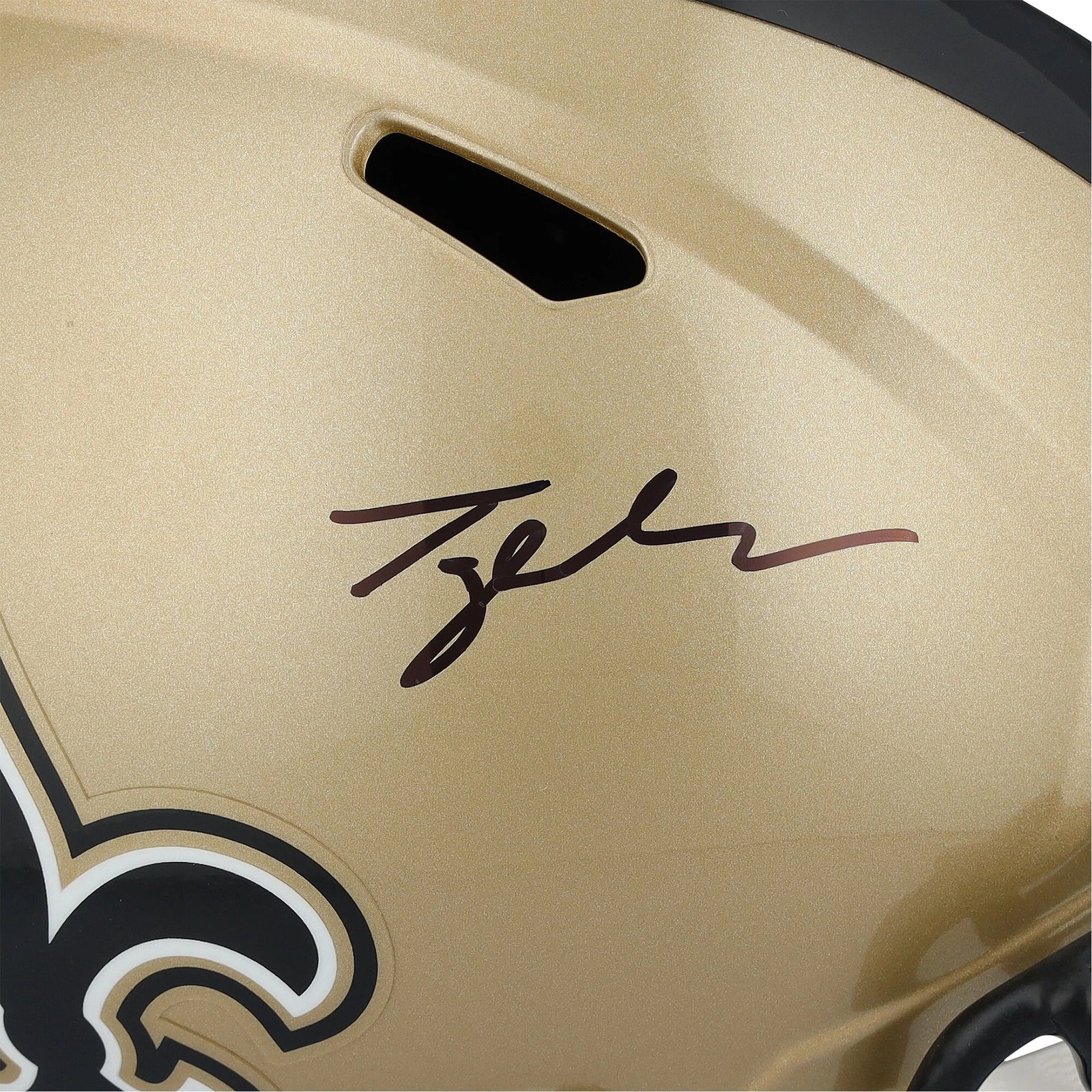 Tyler Shough Signed New Orleans Saints Riddell Speed Replica Helmet | Authenticated