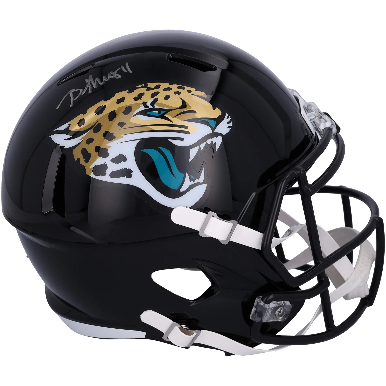 Brian Thomas Jr. Signed Riddell Speed Replica Helmet | Jacksonville Jaguars