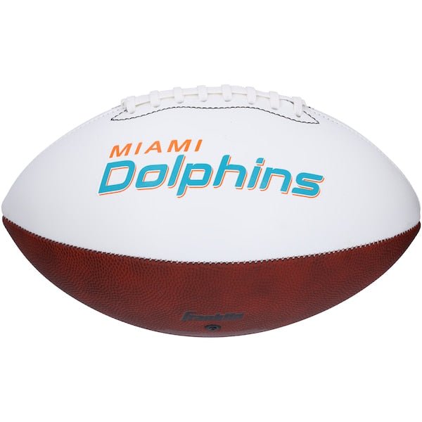 Ricky Williams Miami Dolphins Autographed Fanatics Authentic Franklin White Panel Football - The Ballers Bank