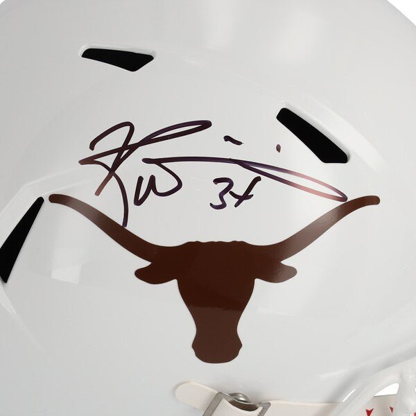 Ricky Williams Texas Longhorns Autographed Fanatics Authentic Riddell Speed Replica Helmet - The Ballers Bank