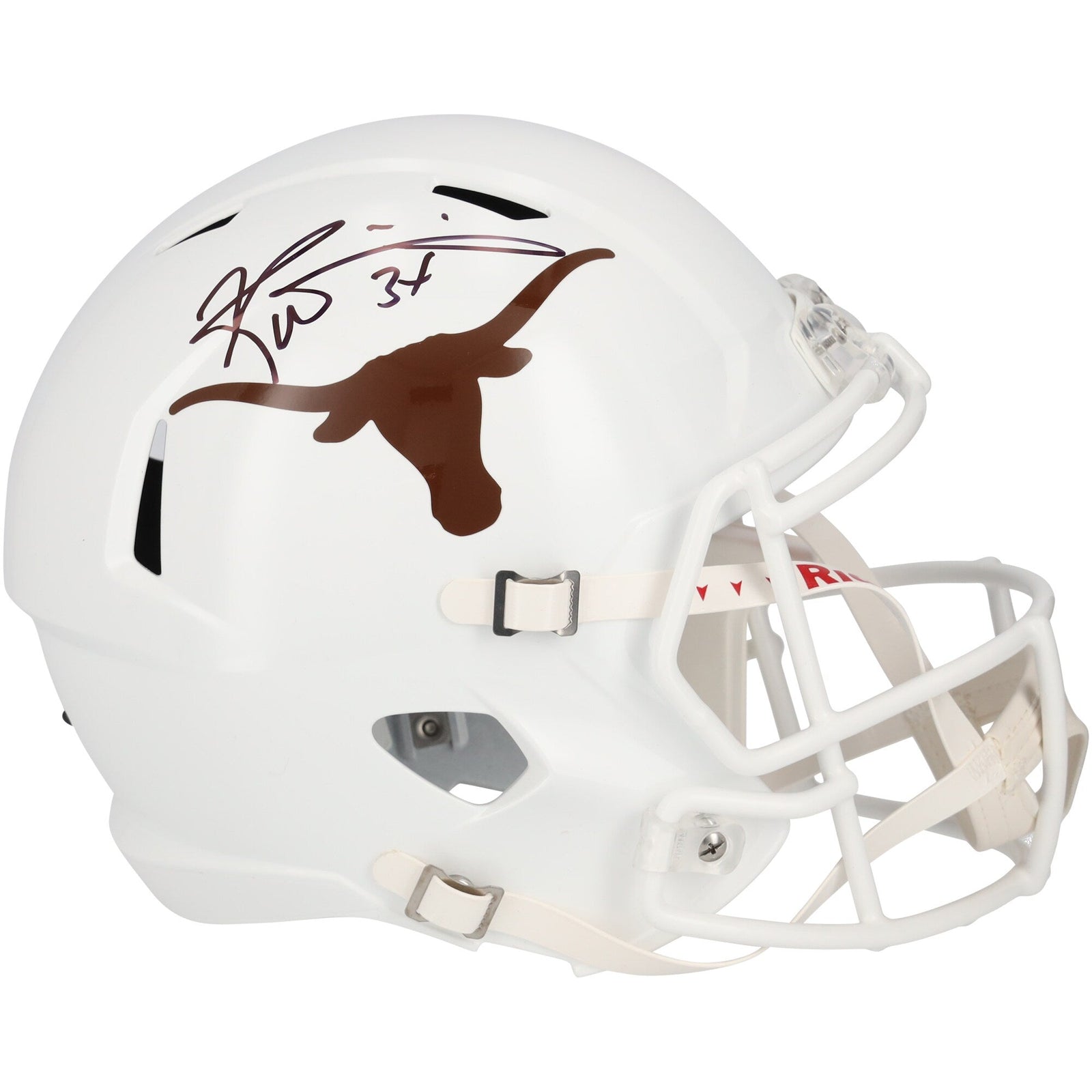 Ricky Williams Texas Longhorns Autographed Fanatics Authentic Riddell Speed Replica Helmet - The Ballers Bank