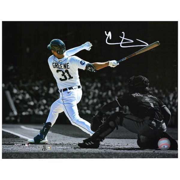 Riley Greene Detroit Tigers Fanatics Authentic Autographed 11" x 14" Hitting Spotlight Photograph - The Ballers Bank