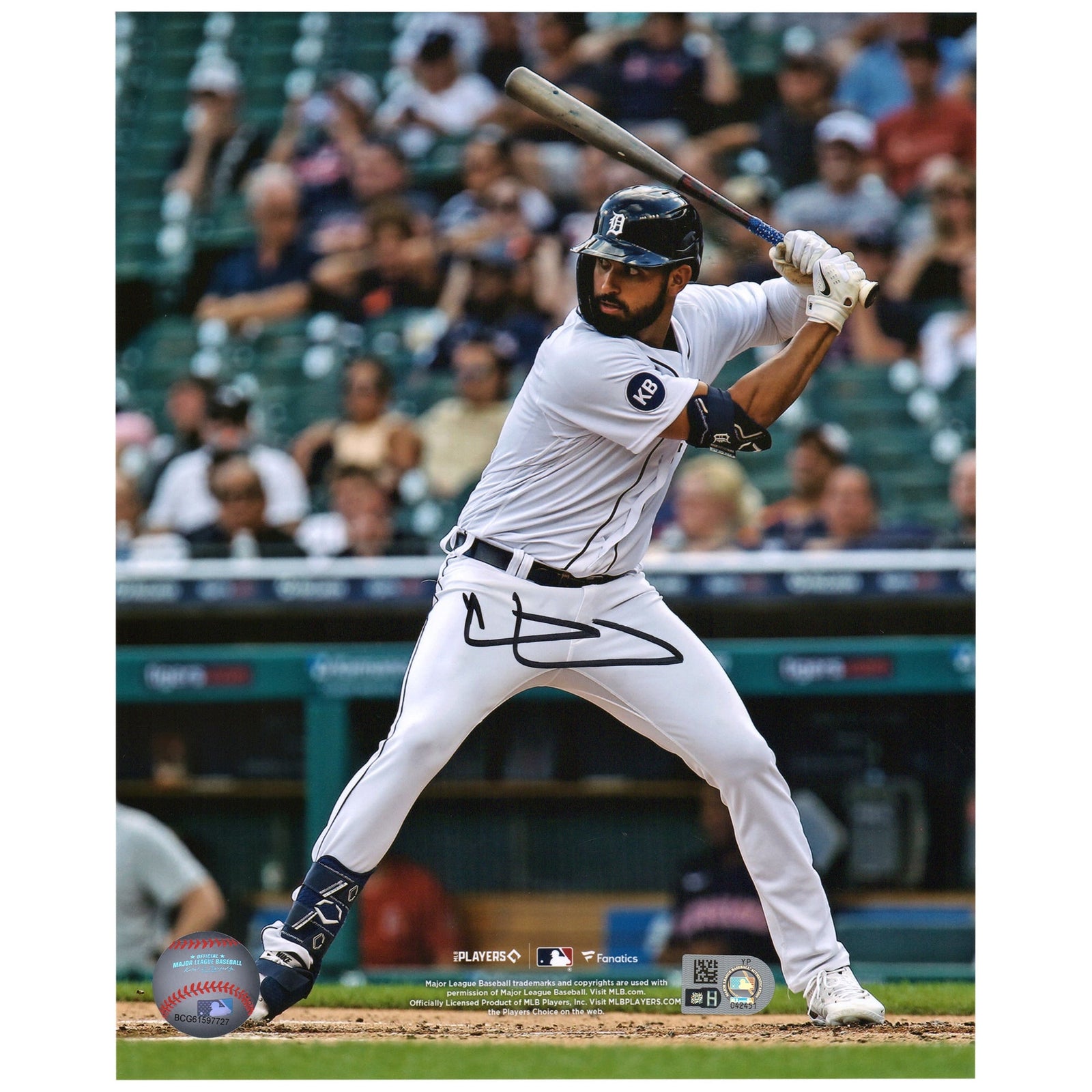 Riley Greene Detroit Tigers Fanatics Authentic Autographed 8" x 10" Hitting Photograph - The Ballers Bank