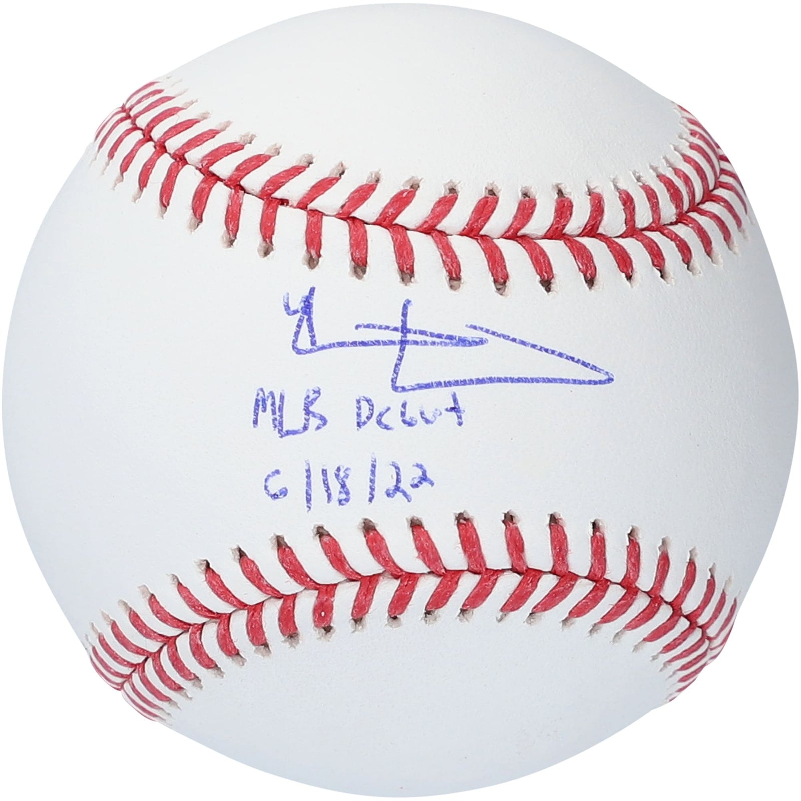 Riley Greene Detroit Tigers Fanatics Authentic Autographed Rawlings Baseball with "MLB Debut 6/18/22" Inscription - The Ballers Bank