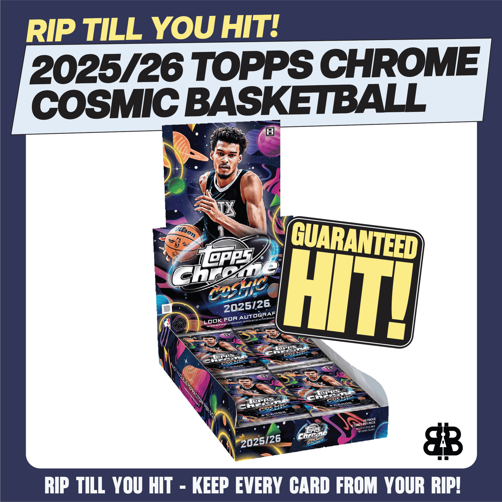 RIP TIL YOU HIT | 2025 - 26 Cosmic Chrome NBA Hobby | $599 | Cooper Flagg Rookie Year LV - The Ballers Bank
