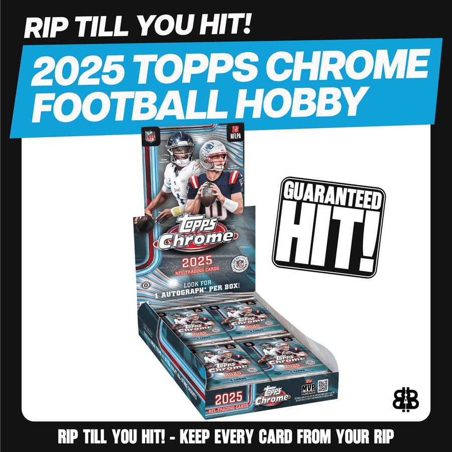 RIP TIL YOU HIT | 2025 Topps Chrome Football Hobby | $539 | NFL Chrome LV - The Ballers Bank