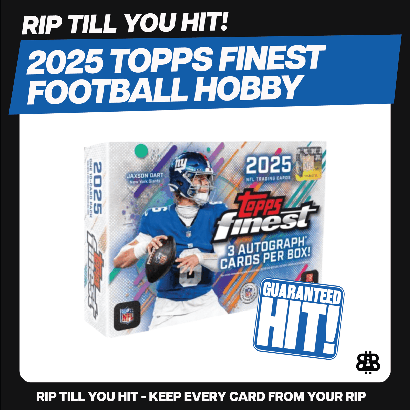 RIP TIL YOU HIT | 2025 Topps Finest Football Hobby | $570| Finest is BACK - The Ballers Bank