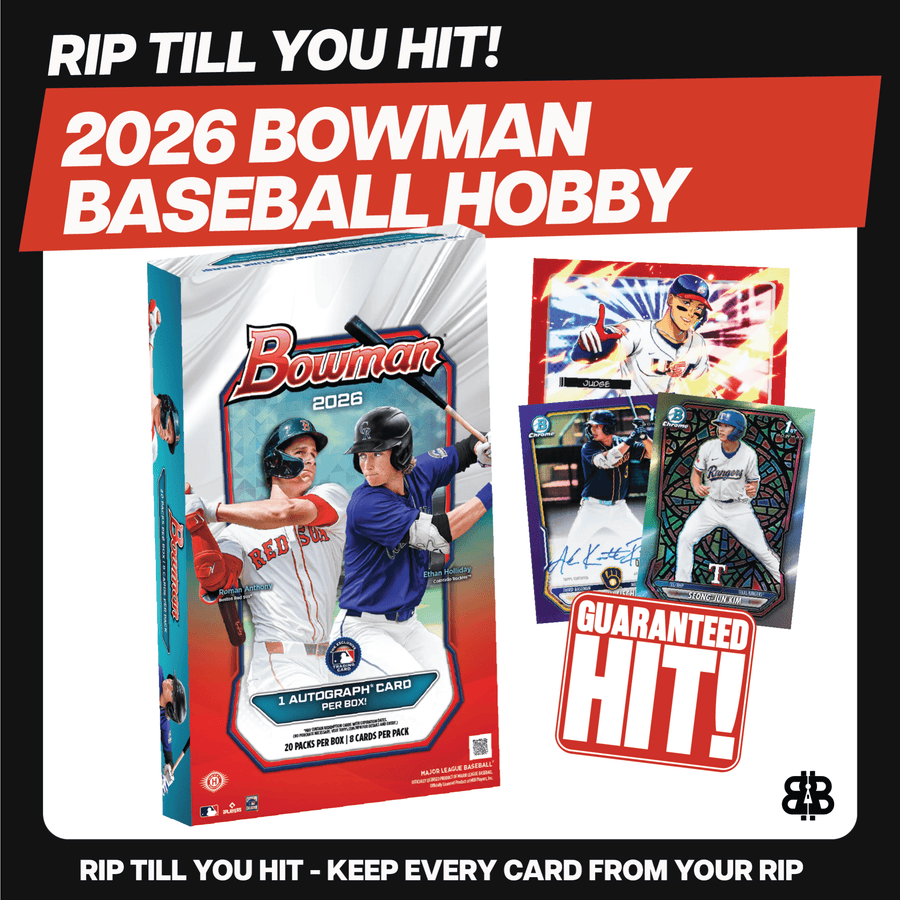 RIP TIL YOU HIT | 2026 Bowman Baseball Hobby | $199.95 | 1st Bowman Chase LV - The Ballers Bank