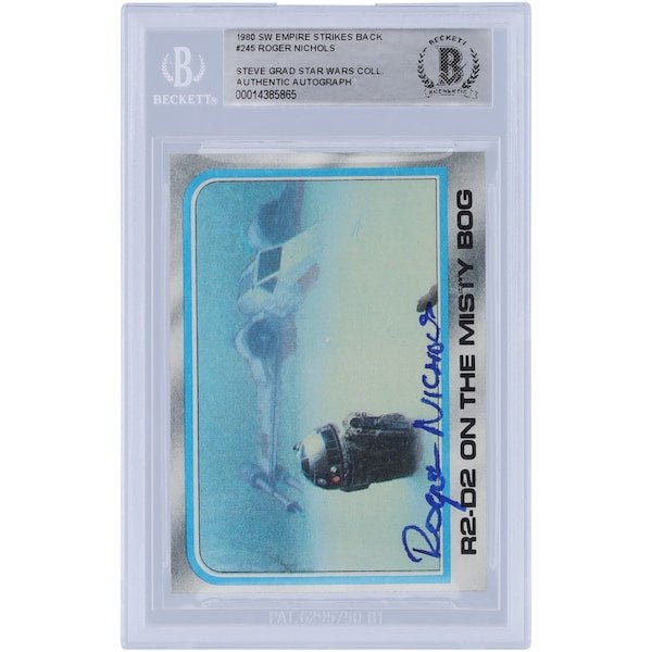 Roger Nichols Star Wars Autographed 1980 Topps The Empire Strikes Back 245 BAS Authenticated Card - The Ballers Bank