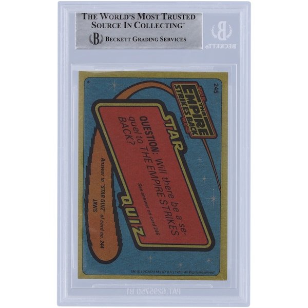 Roger Nichols Star Wars Autographed 1980 Topps The Empire Strikes Back 245 BAS Authenticated Card - The Ballers Bank
