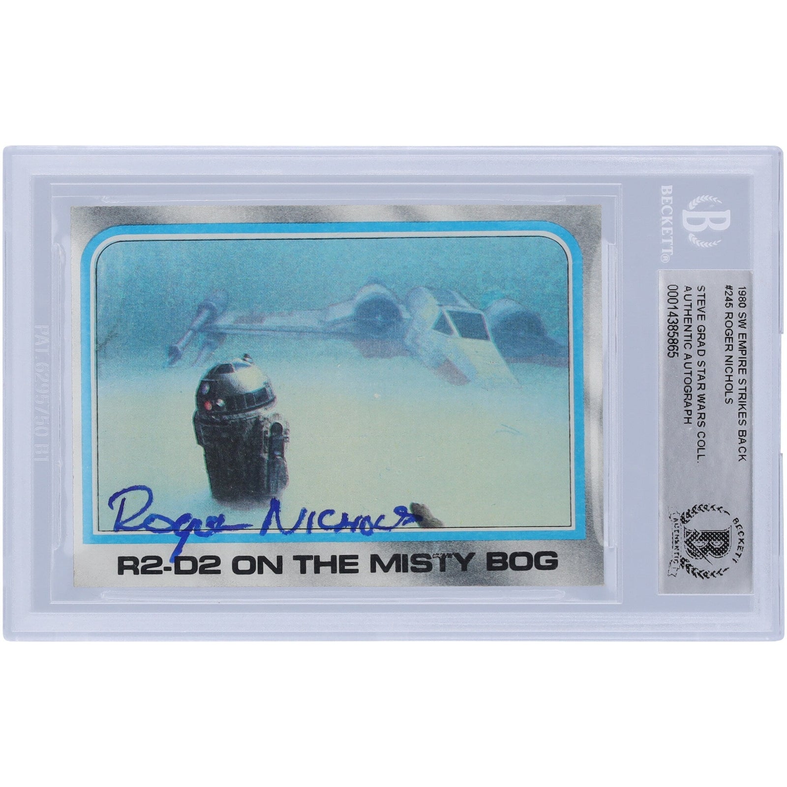 Roger Nichols Star Wars Autographed 1980 Topps The Empire Strikes Back 245 BAS Authenticated Card - The Ballers Bank