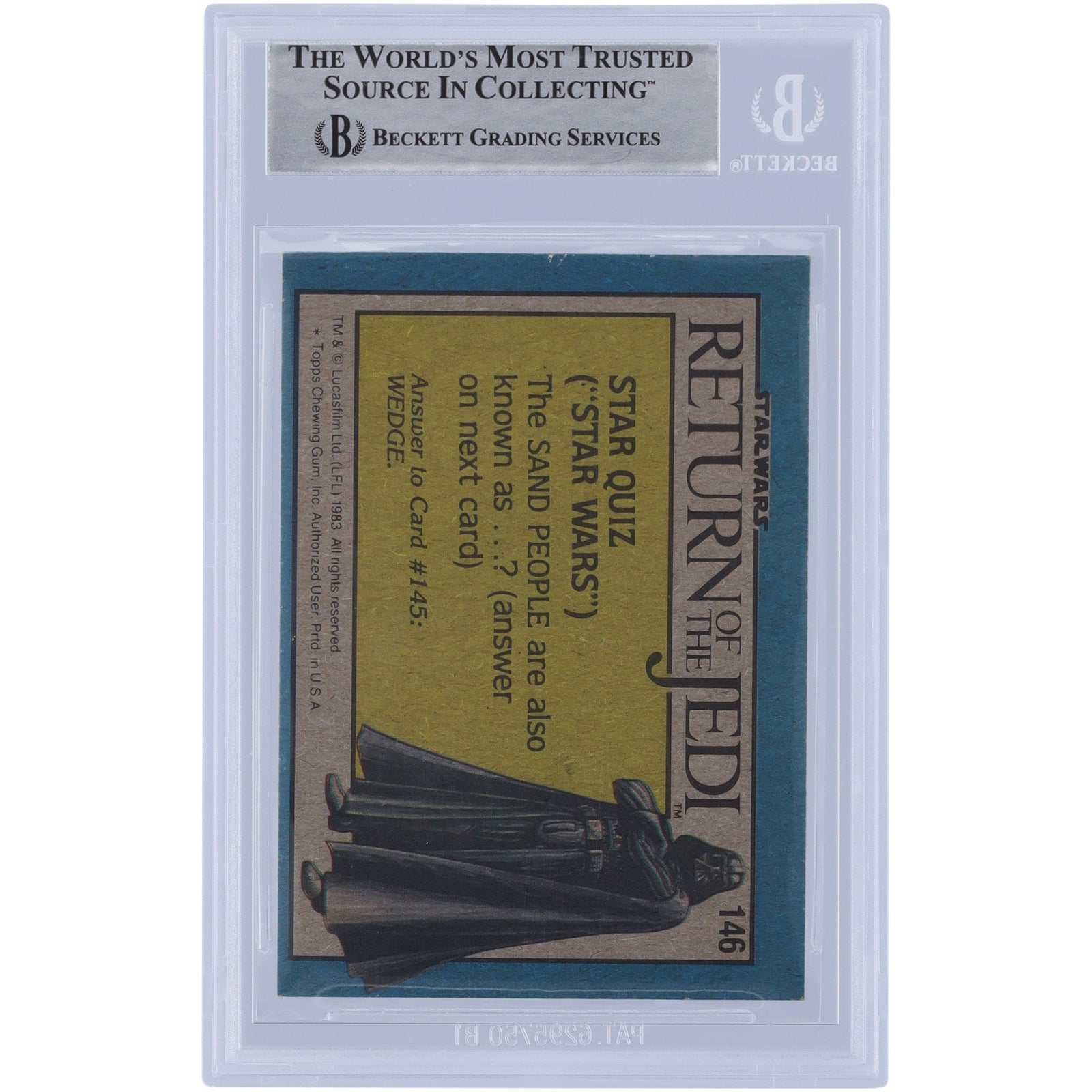 Roger Nichols Star Wars Autographed 1983 Topps Return of the Jedi 146 BAS Authenticated Card - The Ballers Bank