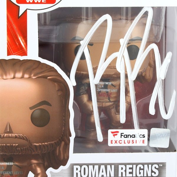 Roman Reigns Autographed Fanatics Authentic 176 Fanatics Exclusive Funko Pop! Figurine - The Ballers Bank