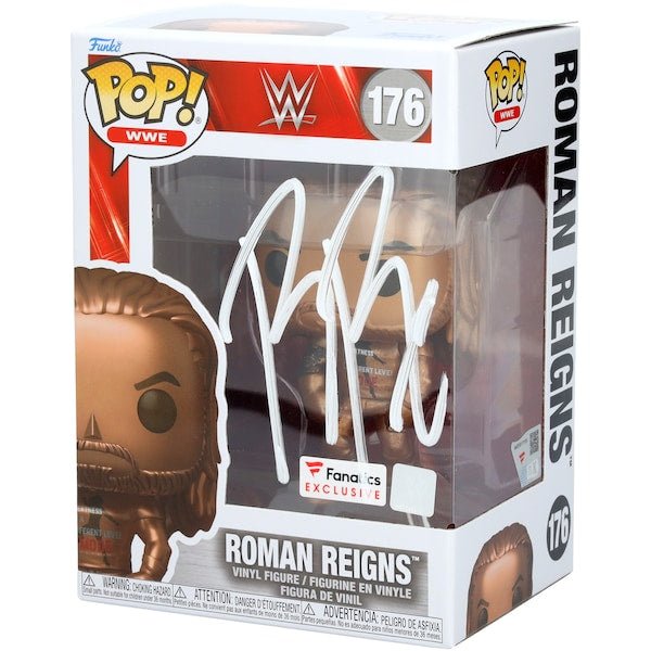 Roman Reigns Autographed Fanatics Authentic 176 Fanatics Exclusive Funko Pop! Figurine - The Ballers Bank