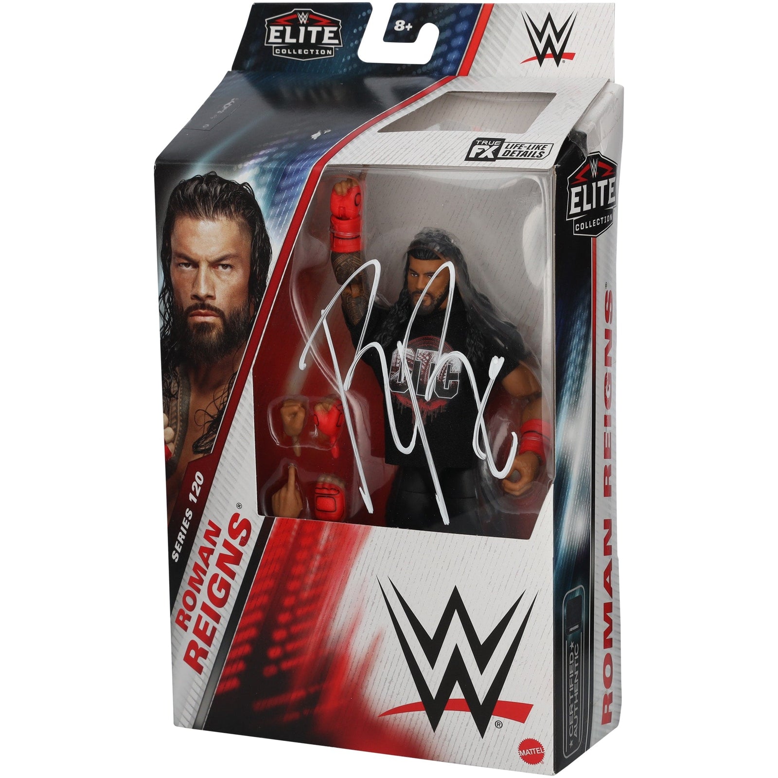 Roman Reigns WWE Autographed Fanatics Authentic Mattel Elite Collection Series 120 Action Figure - The Ballers Bank