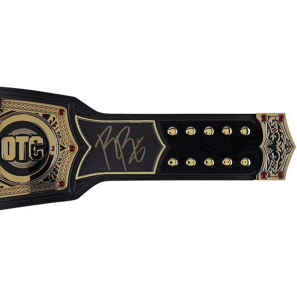 Roman Reigns WWE Autographed Fanatics Authentic Tribal Chief Replica Championship Title Belt - The Ballers Bank