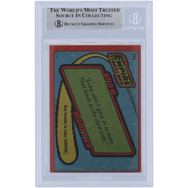 Ron Punter Star Wars Autographed 1980 Topps The Empire Strikes Back 269 BAS Authenticated Card - The Ballers Bank