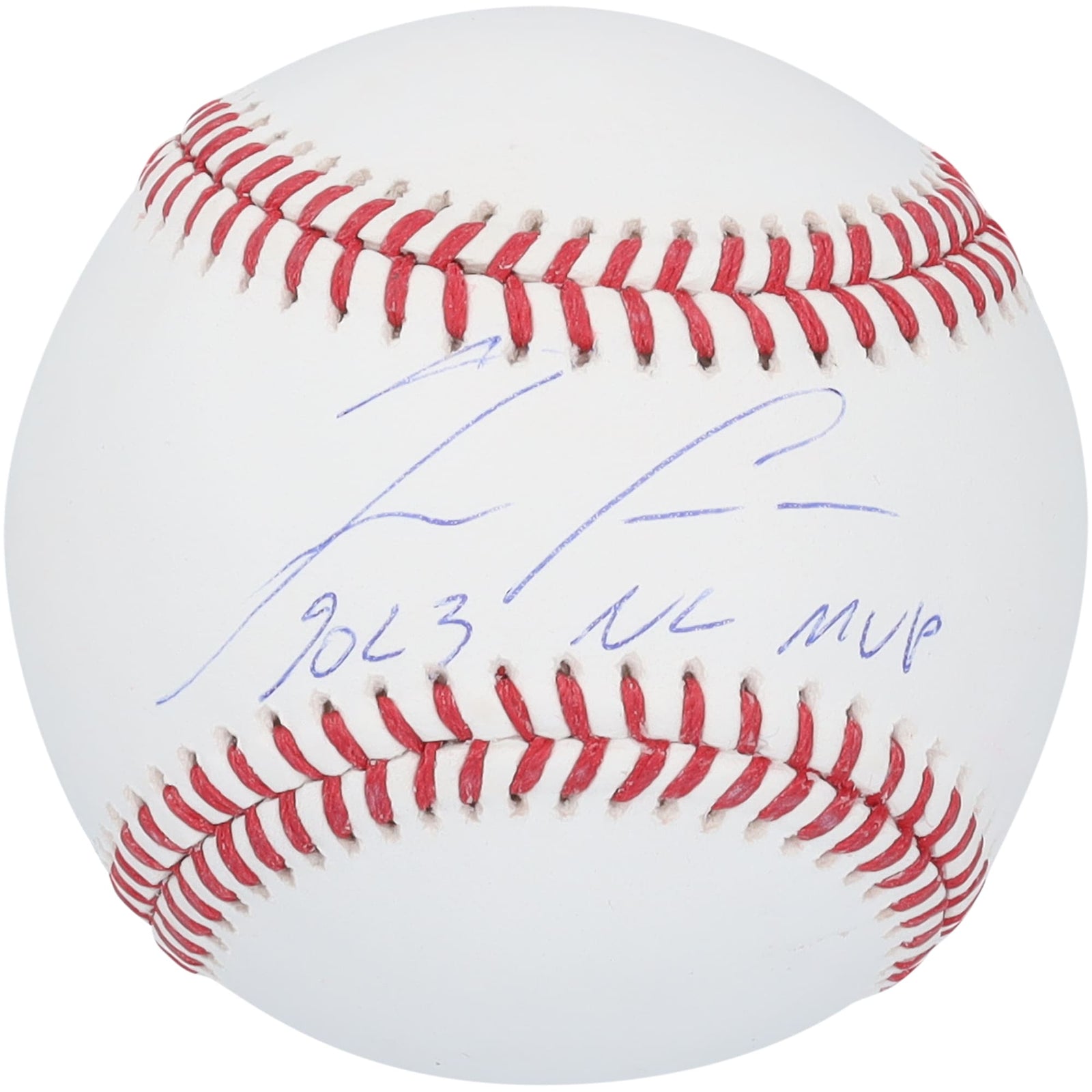 Ronald Acuña Jr. Atlanta Braves Autographed Fanatics Authentic Baseball with "2023 NL MVP" Inscription - The Ballers Bank