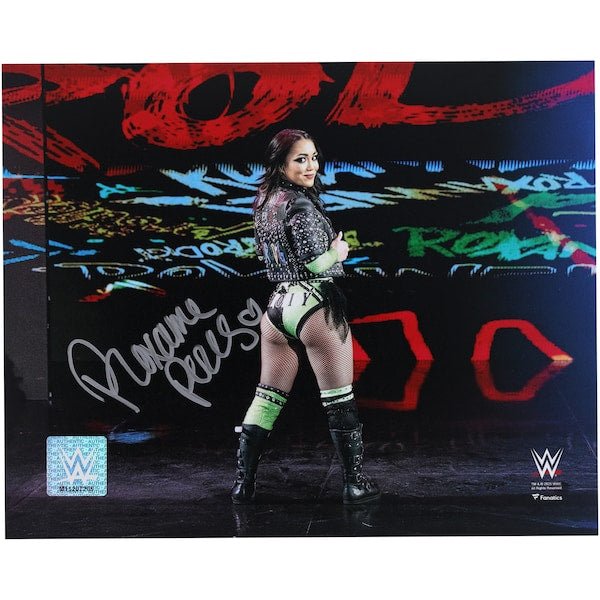 Roxanne Perez WWE Autographed Fanatics Authentic 8" x 10" Entrance Looking Back Photograph - The Ballers Bank