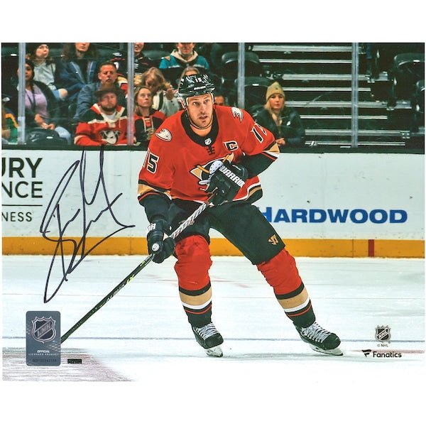 Ryan Getzlaf Anaheim Ducks Fanatics Authentic Autographed 8" x 10" Orange Jersey Skating with Puck Photograph - The Ballers Bank