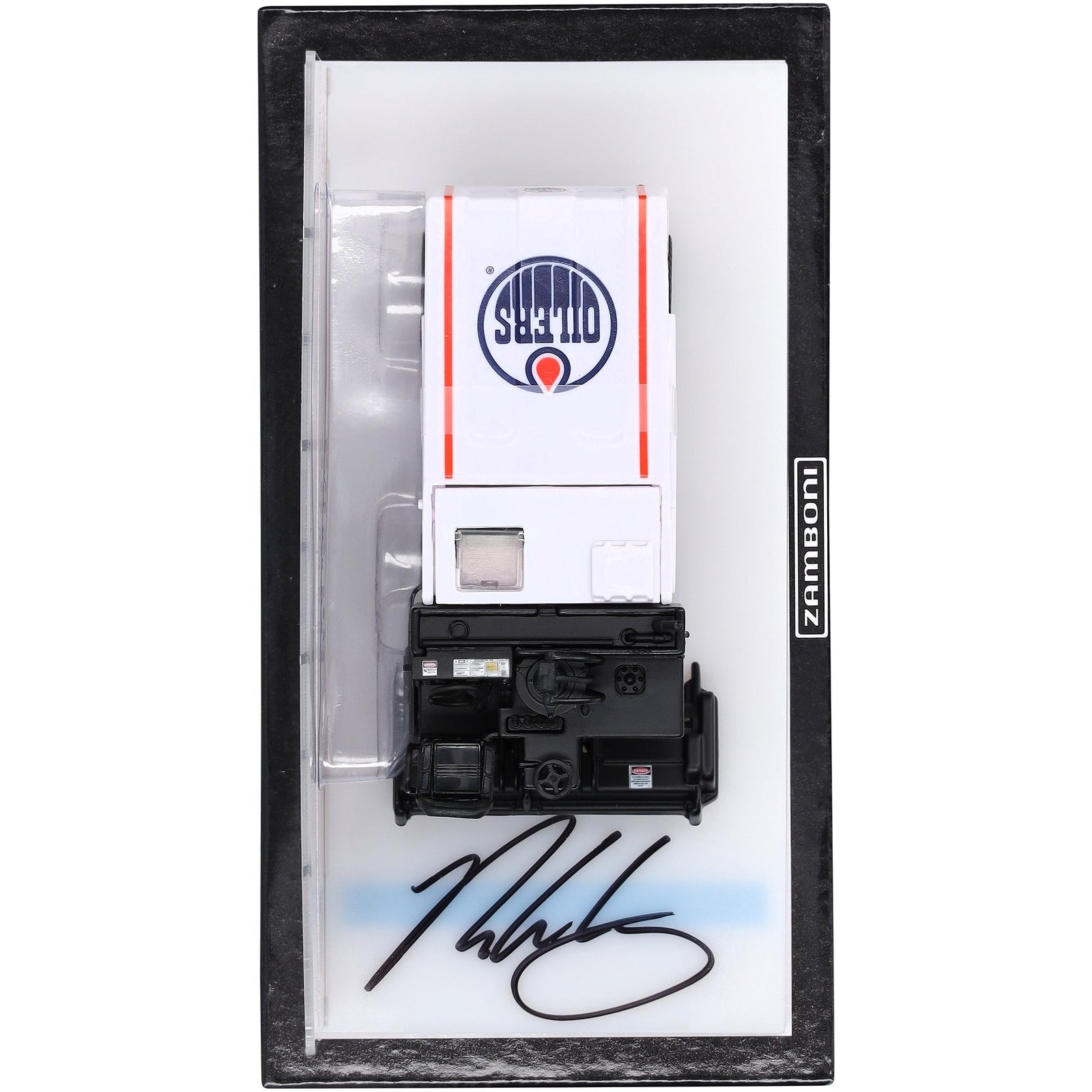 Ryan Whitney Edmonton Oilers Autographed Fanatics Authentic 1:43 Scale Die - Cast Zamboni - The Ballers Bank