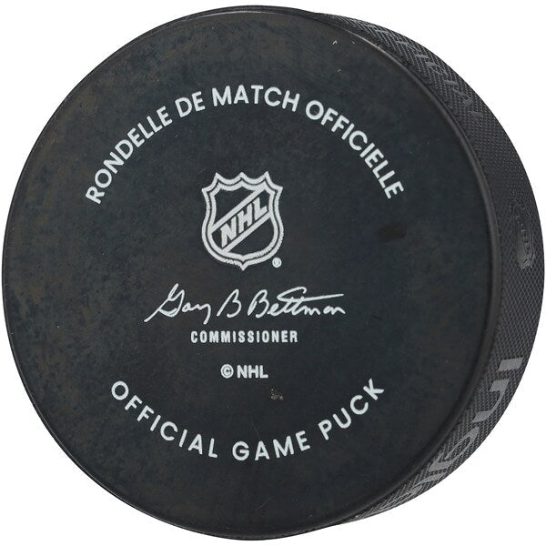 Ryan Whitney Edmonton Oilers Autographed Fanatics Authentic Official Game Puck - The Ballers Bank