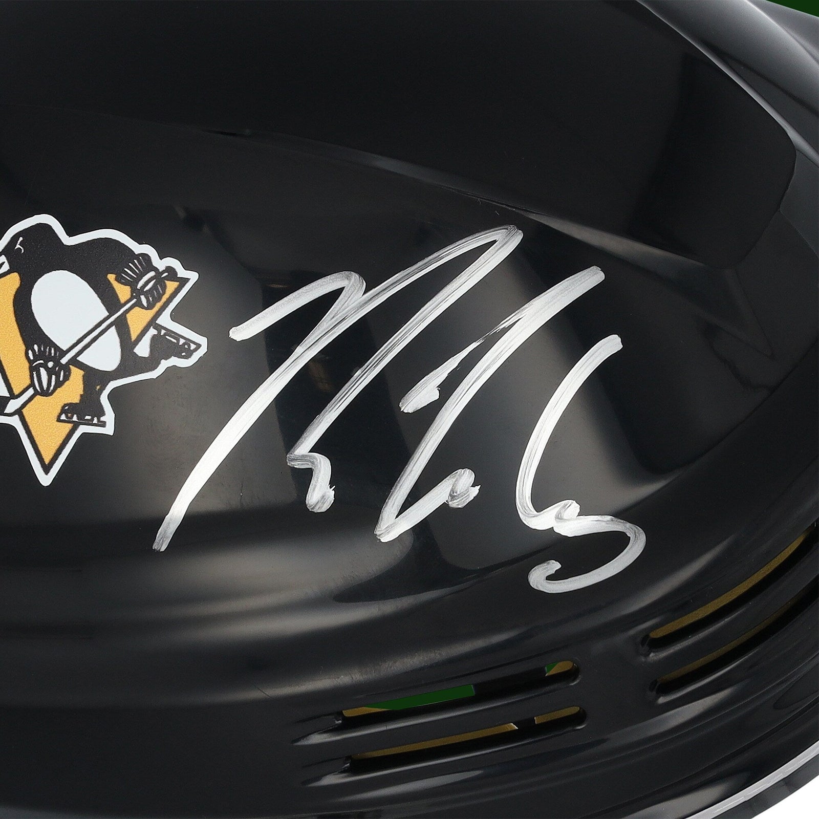 Ryan Whitney Pittsburgh Penguins Autographed Fanatics Authentic Black Mini Helmet - The Ballers Bank