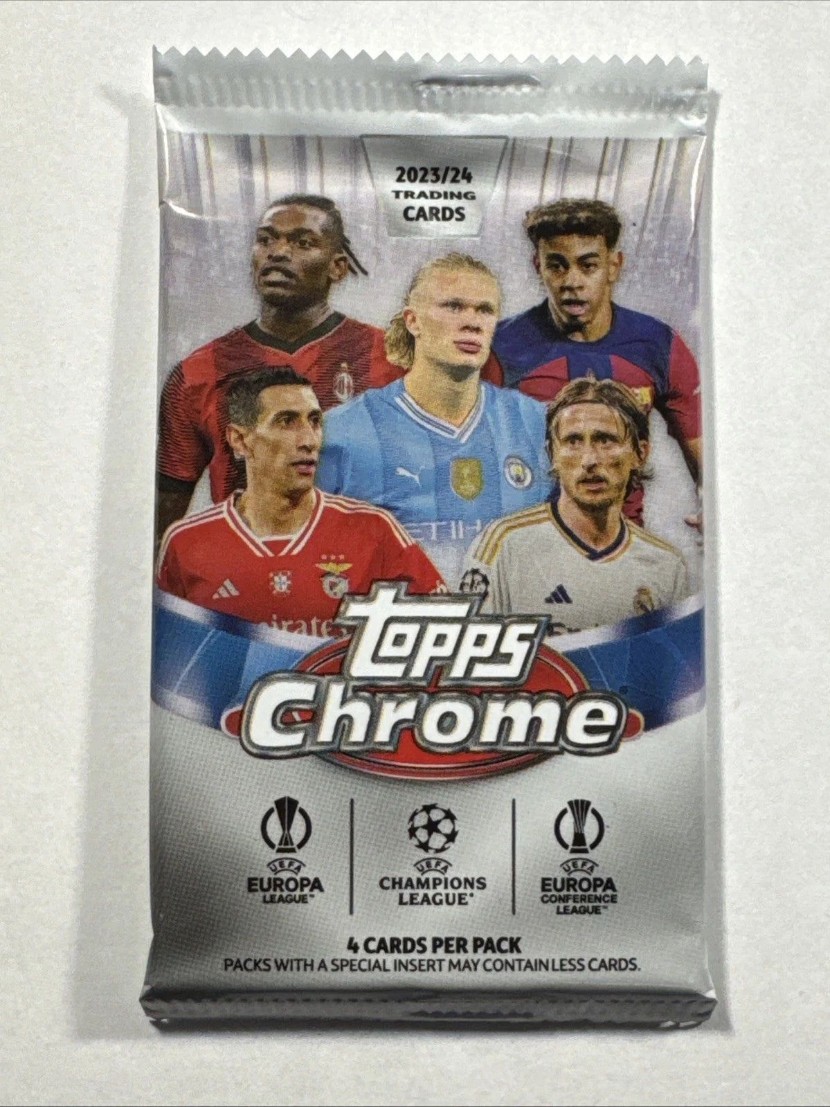 2023-24 Topps Chrome Soccer UEFA Club Competition Hobby Trading Cards