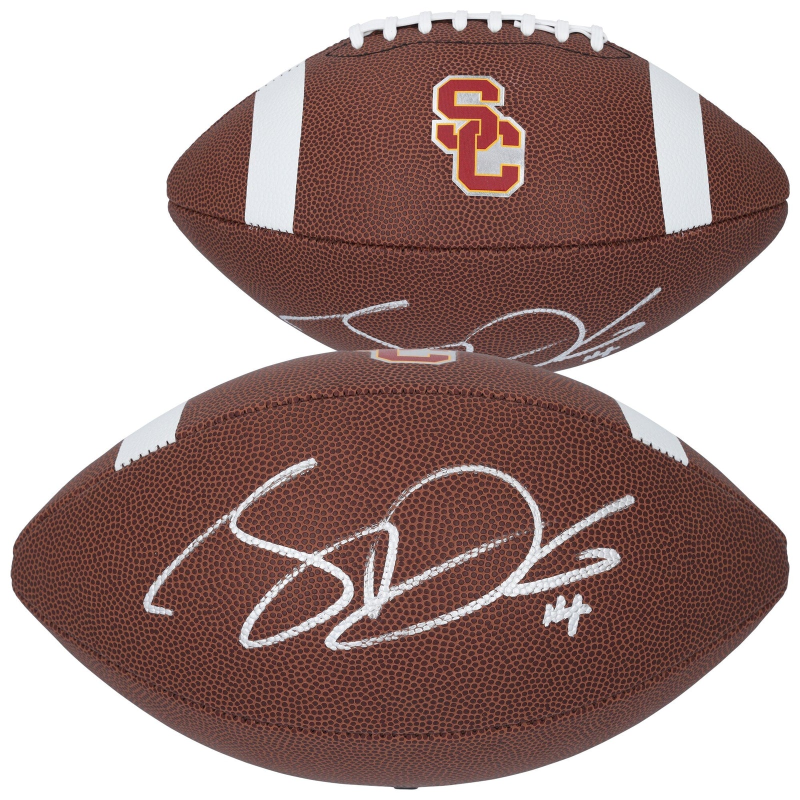 Sam Darnold USC Trojans Autographed Fanatics Authentic Nike Replica Game Football - The Ballers Bank