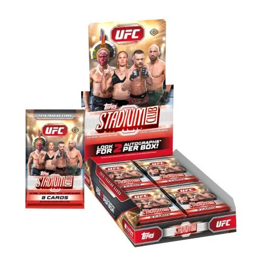 2026 Topps UFC Stadium Club Hobby Box | 16 Packs (Ships Sealed Only)