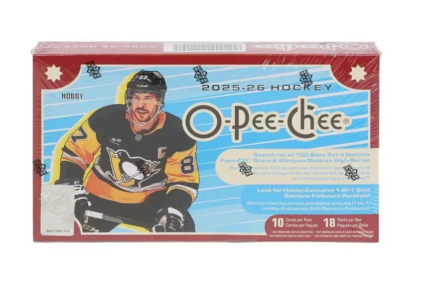 2025-26 Upper Deck O-Pee-Chee Hockey Hobby Box (Ships Sealed Only) - B