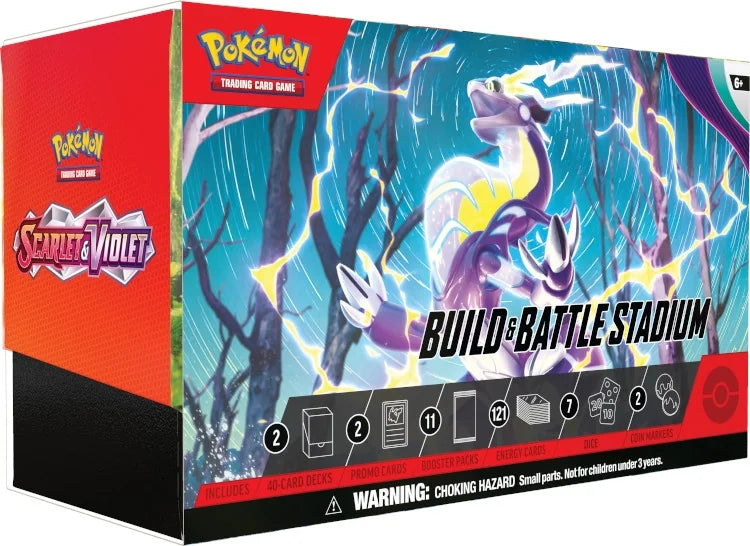 Pokemon Scarlet & Violet Build & Battle Stadium Box (Ships Sealed Only) - B