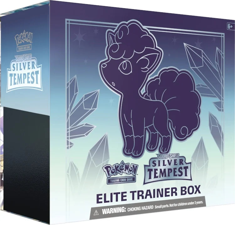 Pokemon Sword & Shield Silver Tempest Elite Trainer Box (Ships Sealed Only)