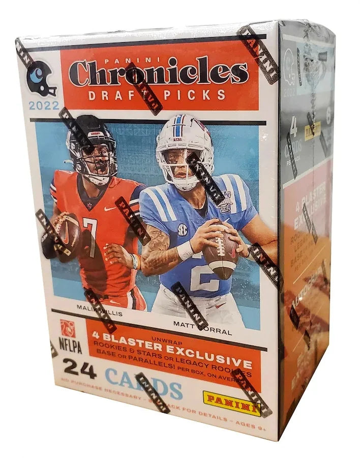 2022 Panini Chronicles Draft Picks Football Blaster Box (Ships Sealed Only) - B4