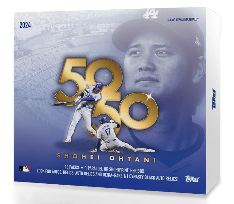 2024 Topps Shohei Ohtani 50/50 Pack - 10 Pack Box (Ships Sealed Only) - B14