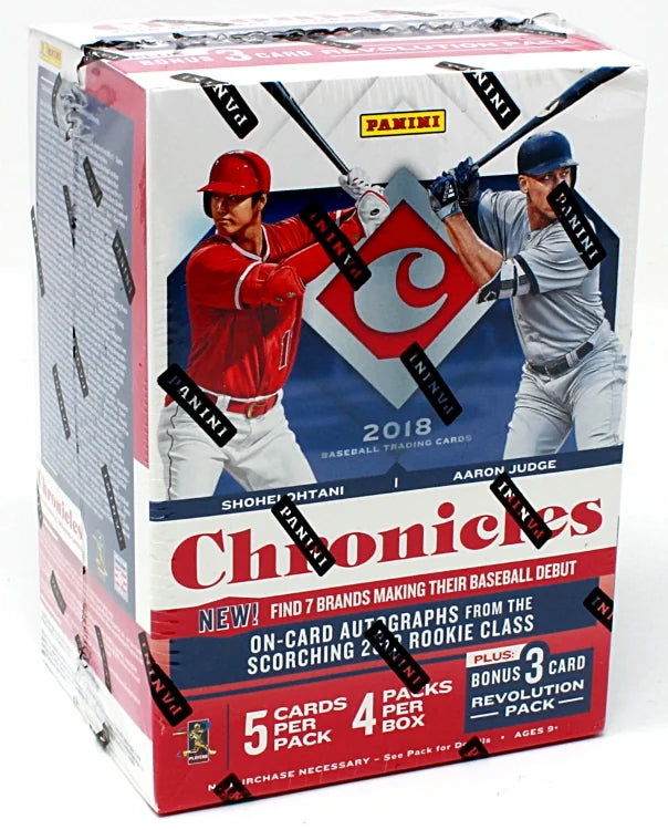 2018 Panini Chronicles Baseball Blaster Box | Sealed (Ships Sealed Only)
