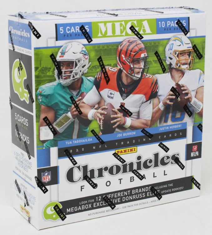 2020 Panini Chronicles Football Elite Update Mega Box (Ships Sealed Only) - B10