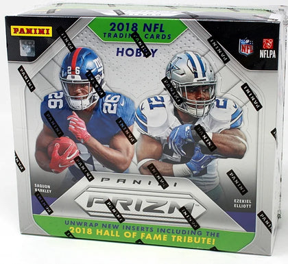 2018 Panini Prizm Football 1st Off The Line Hobby Box (Ships Sealed Only)